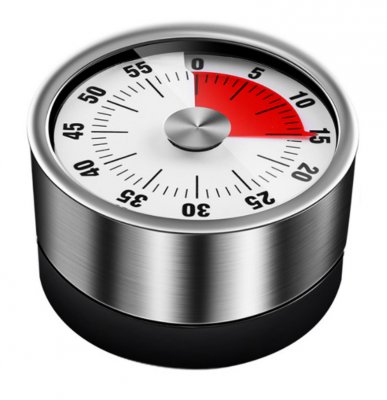 Küchentimer, Edelstahl, D:6cm