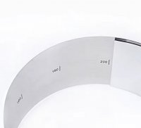 Tortenring, verstellbar, D:16-30cm, H:10cm