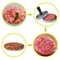 Hamburgerpresse, antihaft, D:12cm