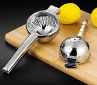 Fruchtpresse, Edelstahl, 23cm