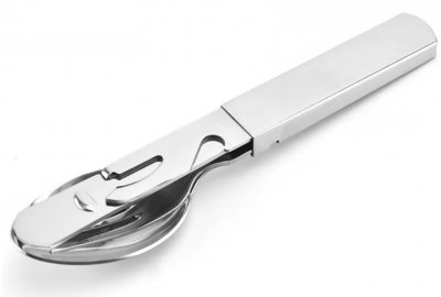 4-tlg. Campingbesteck, Edelstahl