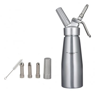 Sahnebereiter, 0.5 Liter, silber