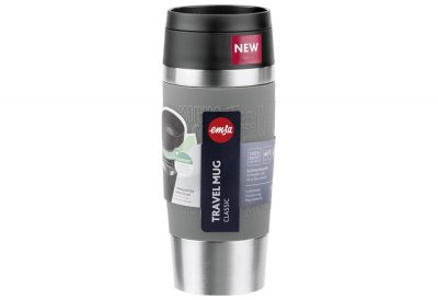 Emsa, Isolierbecher "Travel Mug", 0.36 Liter, pfeffergrau