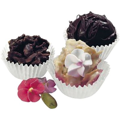 Zenker, 200 Stk. Pralinenförmchen, weiß