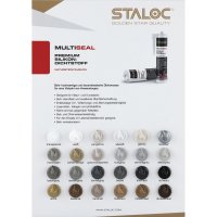 Staloc, Silikon "Multiseal", 300ml, manhattan