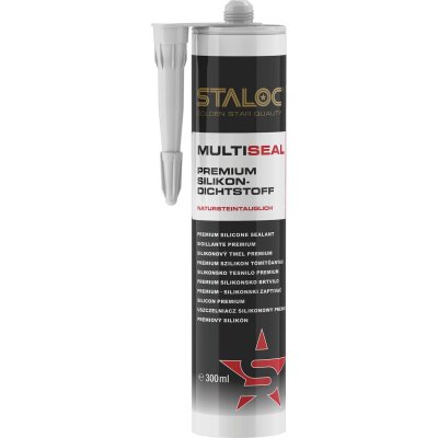 Staloc, Silikon "Multiseal", 300ml, dunkelgrau