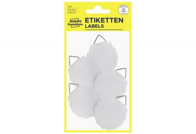 5 Stk. Bilderklebeösen, selbstklebend, weiß, D:4cm