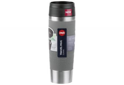 Emsa, Isolierbecher "Travel Mug Grande", 0.5 Liter, pfeffergrau