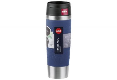 Emsa, Isolierbecher "Travel Mug Grande", 0.5 Liter, dunkelblau