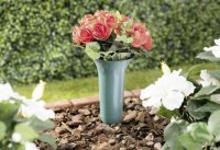 Grabvase, grün, 31cm