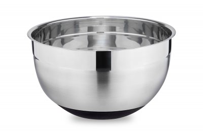 Weis, Schüssel m. Silikonboden, Edelstahl, D:24cm