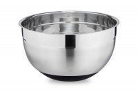 Weis, Schüssel m. Silikonboden, Edelstahl, D:24cm