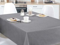Tischbelag "Leder Optik grau", B:140cm
