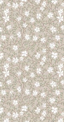 Tischbelag "Secret Garden beige", B:140cm