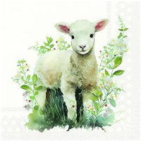 20 Stk. Servietten "Lamm", 33x33cm