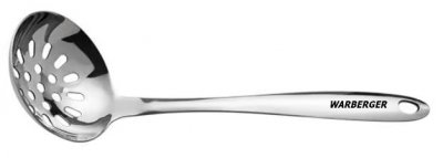 Schöpflöffel, gelocht, klein, Edelstahl, 24cm