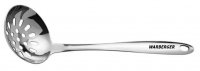 Schöpflöffel, gelocht, klein, Edelstahl, 24cm