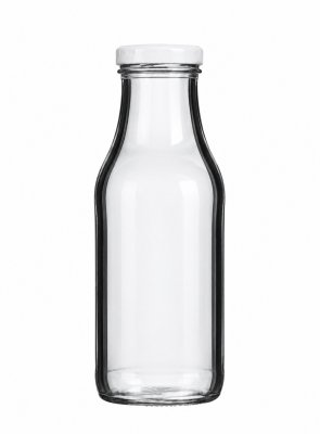 Fruchtsaftflasche m. Deckel, 350 ml