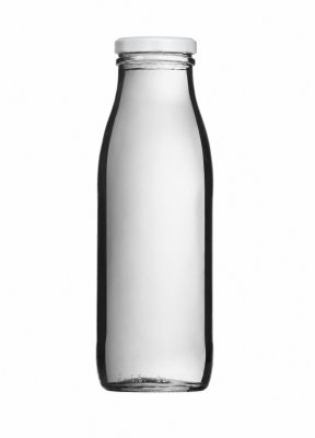 Fruchtsaftflasche m. Deckel, 500 ml