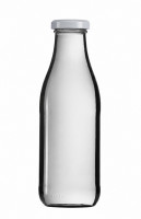 Fruchtsaftflasche m. Deckel, 1000 ml