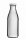 Fruchtsaftflasche m. Deckel, 1000 ml