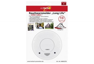 Heitech, Rauchmelder "Long Life"