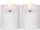 2 Stk. LED-Kerzen, Wachs, D:5cm, H:7.5cm