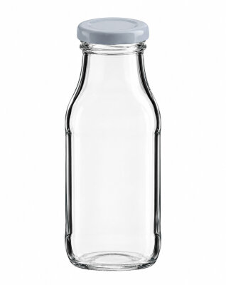 Fruchtsaftflasche m. Deckel, 260 ml