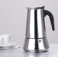 Espressokocher, Edelstahl, 100ml