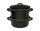 Kartoffelkocher m. Deckel, schwarz, D:18cm