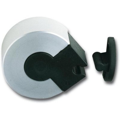 W-Türpuffer/-halter, D:50mm, Aluminium silber eloxiert