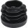 Fußkappe, Kunststoff, innen, schwarz, D:30mm