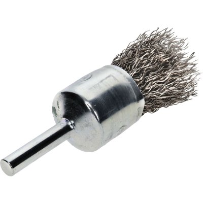 Pinselkopfbürste, D:25mm, rostfr. Stahldraht