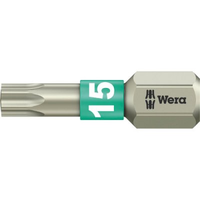 Wera, Bit "Torx", Edelstahl, 1/4", TX15