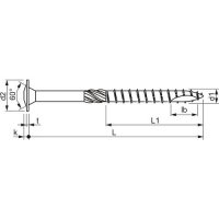 Speed TK-Holzbauschraube, verz., TX, 10.0x220mm