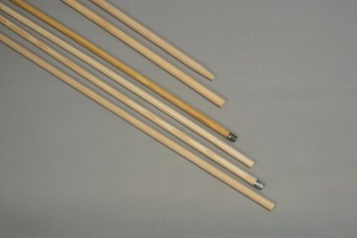 Besenstiel, Holz, roh, ohne Gewinde, D:2.8, 160cm