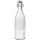 Glasflasche, Bügelverschluss, 10-Kant, 1 Liter