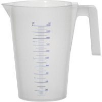 Messbecher, PP natur, 2 Liter