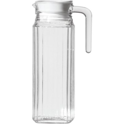 Kühlschrankkrug m. Deckel "Quadro", Glas, 1.2 Liter